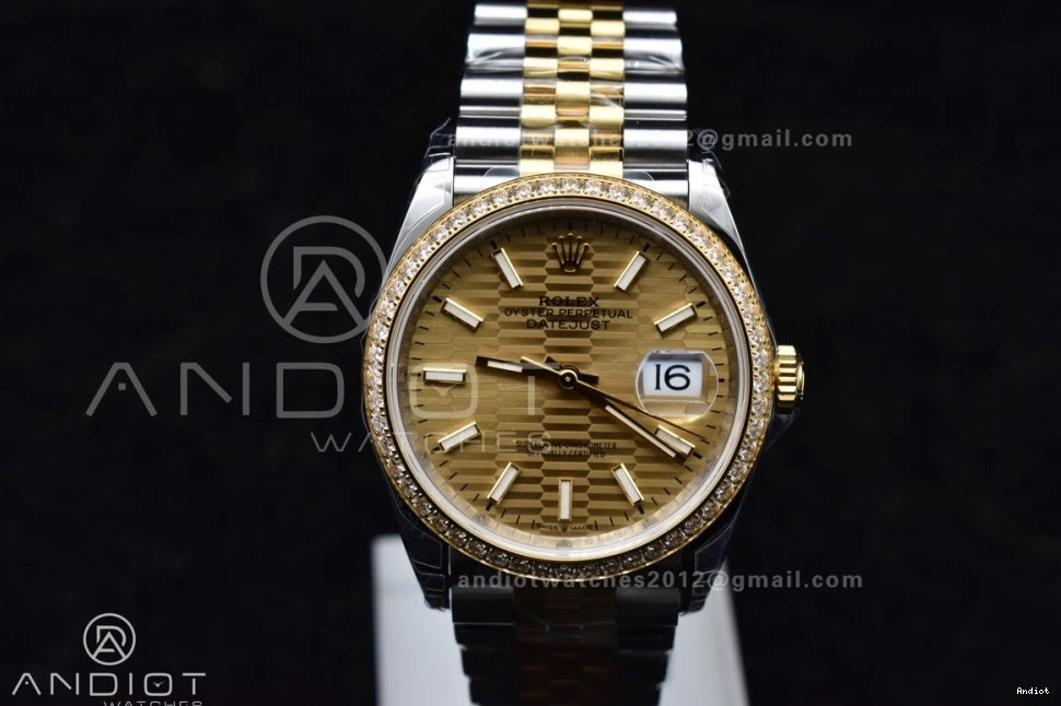 36 Textured 904L VSF on Edition 126283rbr Bracelet 1:1 Dial Jubilee Best SS YG VS3235 Steel DateJust 0216
